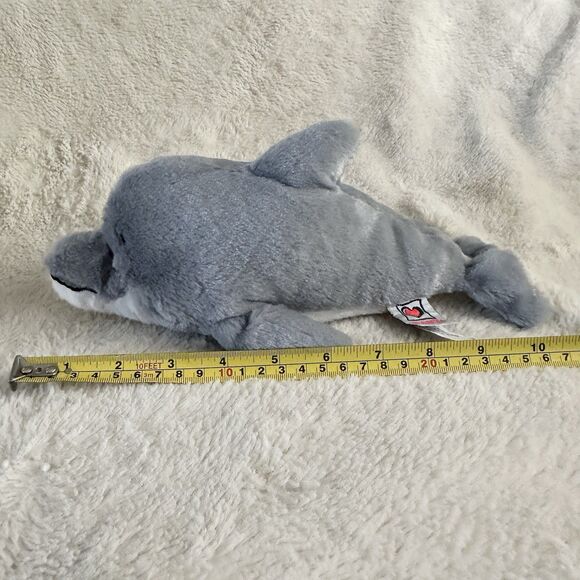 Ganz Webkinz Grey Bottlenose Dolphin No Code HM220 Stuffed Animal - Picture 5 of 5